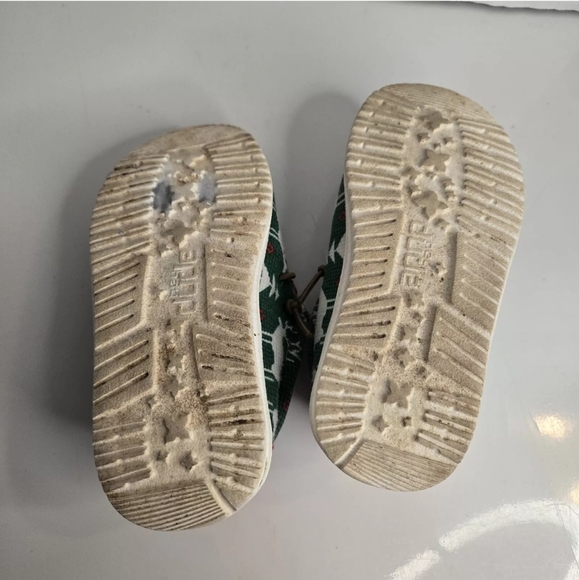 Hey Dude Wally Toddler Ugly Sweater Multicolor Slip On Shoes Faux Sheerling TD9 - Picture 4 of 7